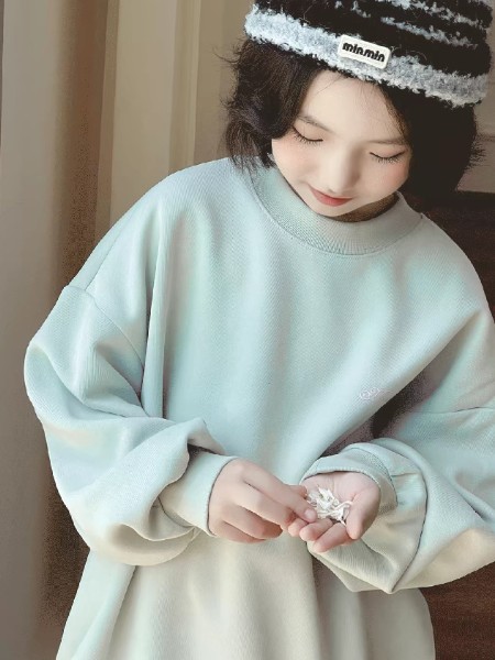童装品牌时尚儿童卫衣秋款2025新款女童秋装衣服长袖潮