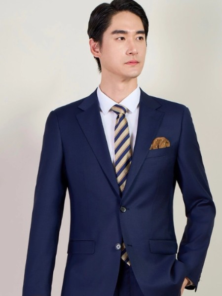 希思顿SIMSDORN男装品牌商务修身西服套装职业装正装新郎礼服三件套