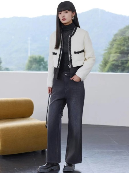 素帛SOBEAUTY女装气质利落简约舒适长袖2025秋冬新品