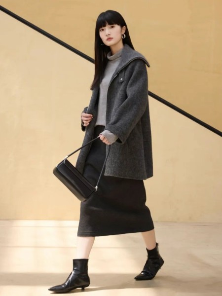 素帛SOBEAUTY女装气质利落简约舒适长袖2025秋冬新品