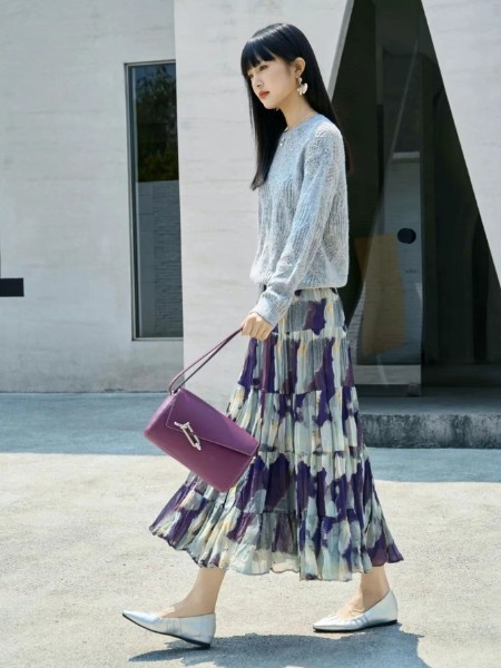 素帛SOBEAUTY女装气质利落简约舒适长袖2025秋冬新品