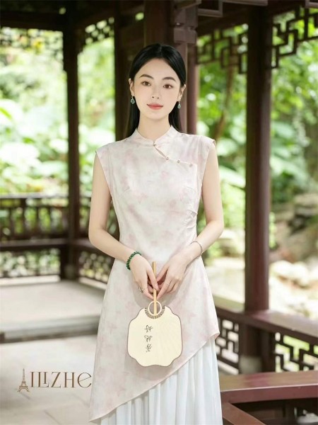 艾丽哲(Ailizhe)女装品牌2026年夏季新中式连衣裙
